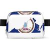 DUWAA Virginia State Flag Map Print Bag per uomo e donna borsa leggera cane da passeggio impermeabile borsa da palestra borsa a tracolla per uso quotidiano