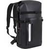 harayaa Zaino Impermeabile Attrezzatura Esterna Borsa Asciutta Galleggiante Sacca Stagna Resistente con Cuciture Saldate Chiusura Arrotolata Adatto per Nuoto Immersioni Viaggi Trekking, Nero, Nero