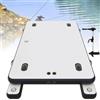 Generic Barca da pesca portatile, resistente pontile gonfiabile con 2 pontoni inferiori, pontile galleggiante gonfiabile max 400 kg, barca da pesca portatile per pesca, canottaggio