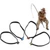 Generisch Tippet Anelli per bobina per esca da pesca, filo elastico portatile con cavo in metallo per carpa, siluro, trota, pesce persico all'aperto, sale e acqua