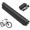 JCXYL EV Pacco batterie al Litio per ebike da 36 V 10 Ah 13 Ah 15 Ah 17,5 Ah Batteria per Tubo Obliquo da 48 V 8 Ah 10 Ah 12 Ah 14 Ah con BMS e Caricabatterie,36v 8ah