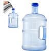 Generic Tanica Per Acqua Da Campeggio Con Manico Portatile Alimentare Trasparente