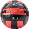 J/FIT JFIT Wall Medicine Ball, rosso/nero, 3,6 kg (20-0051)
