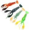 HOMOCONO Esche Artificiali a Forma di Aragosta 4 Pezzi in Silicone 95mm Esca Morbida Resistente al Morso per Pesca Richiamo in Ambiente di Pesca