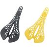 ULTECHNOVO Sella Bici Mountain Bike Uomo Donna Giallo in Plastico Design Creativo a Ragnatela, Riduce la Pressione e Offre Comfort per Ciclismo su Strada e Fuoristrada