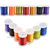 MILAEM 2pcs Tiro con L'Arco Corda d'archetto Serving Thread 110m Protezioni per Bow String Accessori da Caccia (Nero)