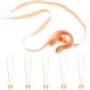 SOLUSTRE 6 Pezzi Clip Naso in Silicone con Cinturino Elastico per Nuoto, Stecca Nasale Imbottita e Adulti, Accessorio Comodo per Piscina e Protezione Respiratoria