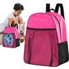 Generisch Zaino per pattini a rotelle per bambini, borsa da pattinaggio impermeabile, porta attrezzature sportive di grande capacità, spalline traspiranti e regolabili, design con più scomparti, pratico