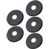 Toddmomy 5 Pezzi Protezione per Pignone Bicicletta in Pp Nero, Robusta e Resistente, Adatta per Pignoni da Bici da Strada e Mountain Bike, per Pedalate e Gite Lunghe