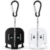 SEASJHBAY Contatore punteggio da golf, 2 pezzi, contatore di colpi con moschettone, per doppio giocatore, catena da golf, set per allenamento, torneo e tempo libero, accessori da golf