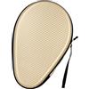 JAMIEKA Custodia per racchette da ping pong, custodia per il trasporto di 2 palline da ping pong, per interni ed esterni, protezione per pagaia