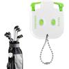 Generisch Contatore da golf da donna, contatore di percussioni con portachiavi con strumento di ripristino del quadrante, punteggio a 2 cifre, mini punteggio keeper, per accessori per sport all'aria aperta