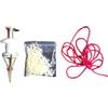 OSNIYAW Esche da Pesca a Clip Leggere, Accessori da Pesca Bander con Elastici Esche per Attrezzatura a Fasce grossolane