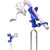 Generic Supporto per canna da pesca, in metallo, 38 x 3 x 16 cm, rotazione a 360 gradi, supporto per bastone da pesca a traina, per uomini e donne, sabbia, molo, spigola, notte, pesce gatto, spiaggia