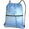HJFCZH Zaino con coulisse e cerniera, con stampa rosa, borsa leggera da palestra con tasca frontale, ideale per viaggi e yoga