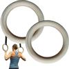 Generic Anelli da ginnastica - 2 pezzi in legno per ginnastica | anelli antiscivolo per allenamento fitness, assorbimento del sudore, impugnatura comoda, attrezzatura per fitness, palestra, giochi