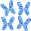 Elnwnnkc 4 paia di protezioni adesive traspiranti per caviglia, imbottitura in gel, per sci, snowboard, lesioni