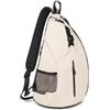 Oreilet Borsa a Tracolla da Tennis Borse a Tracolla da Tennis Padel, Borse a a Singola Borsa a per Racchetta Organizzata per Racchette Donna, Uomo (Beige)
