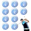 Generisch Palline da golf morbide per pratica, 10 palline da golf in spugna, attrezzatura per il riscaldamento per bambini principianti in giardino