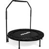 VirtuFit Trampolino fitness pieghevole con manico - Nero - 100 cm