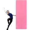 Generico Tappetino yoga portatile, tappetino yoga Tappetino per esercizi fitness per | Tappetino fitness yoga antiscivolo con fibbia, tappetino fitness yoga sportivo da palestra e largo