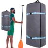 Obelunrp Zaino per paddle board 35, 4x17, 3x9, 5, borsa per tavola da surf gonfiabile in tessuto Oxford con fibbia per maniglia