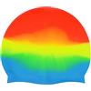 BOBOZHONG Cuffia da Nuoto,Cuffia Piscina in Silicone,cuffia da nuoto,Cuffia Piscina Bambini di sicurezza morbida e impermeabile,per donne,uomini,bambini con capelli lunghi e corti (22 * 19cm)