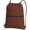HJFCZH Zaino con cerniera e coulisse, con stampa marrone castano chiaro, leggero e sportivo, per palestra, viaggi e yoga, design resistente all'acqua