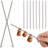 Gadpiparty 10 fili di tungsteno ad alta temperatura per ceramica, cottura in ceramica, accessori per forno resistenti al calore per la creazione di gioielli, supporti di spessore