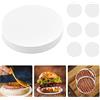 QINERSAW 500 Fogli di Carta Antiaderente per Hamburger 15CM - Dischi per Pressa, Friggitrici ad Aria, Grill, Pasticceria