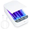 LXIANGN Sterilizzatore per unghie con luce blu, sterilizzatore USB portatile per strumenti per la pulizia delle unghie, strumento di bellezza per salone di bellezza, pinzette, gioielli, telefono