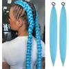 Gozill Extension per capelli a coda di cavallo, colore blu, accessorio per | Per Halloween, facili da indossare, capelli intrecciati per donne/ragazze/bambini, look glam per feste, festival musicali
