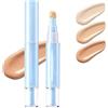 Generico Correttore e Fondotinta Dual-Effect, Penna 2 in 1 Fondotinta Liquido e Correttore Occhi, Lunga Tenuta 24H, Copertura per Segni d'Acne e Macchie, Effetto Illuminante (#03)