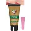 ToatlHeal Coconut Oil Facial Hair Removal Cream, Plant Extract Coconut Oil Hair Removal Cream, Mild Skin Soothing Depilator for Face, Arms, Underarms, Painless Gentle and Non-irritating (1)