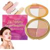Sitovely Palette di illuminanti per occhi e guance, 4 colori Highlighter & Blush