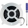 BIUMALL Ventola di raffreddamento interna di ricambio universale a 23 lame compatibile con Sony Playstation 5 PS5, KSB1212HGG4E 12V 2.15A, con cacciavite T8
