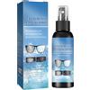 Mnozreo Spray Pulitore Occhiali Con Protezione Antigraffio,Rimuove Efficacemente Sporco E Macchie,Per Tutte Le Lenti In Vetro E Plastica,Formula Senza Strisce Per Visione Nitida.