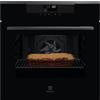 Electrolux KOFCH20H - Forno da Incasso Elettrico Ventilato Multifunzione con Grill Funzione Pizza 72 Litri Nero Classe Energetica A++