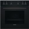 Siemens HE010FBA1, iQ100, fornello da incasso 60 x 60 cm, aria calda 3D, calore uniforme su 3 livelli, riscaldamento rapido, 66 l, con griglia combinata e padella universale, nero