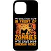 Push Front Zombies Save Siberian Husky G Custodia per iPhone 13 Pro Max Ti spingerei davanti agli zombi per salvare il mio Hus siberiano