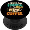 Essential Oils Coffee Gifts Oli essenziali e caffè Aromaterapia Umorismo PopSockets PopGrip Adesivo