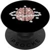 brain graphic sugar cubes mind illusion Cubi di zucchero cerebrale effetto placebo visivo PopSockets PopGrip Adesivo