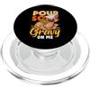 Turkey Gifts Women Men Funny Thanksgivin Versa un po' di salsa su di me Buon Giorno del Ringraziamento PopSockets PopGrip per MagSafe