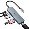 YLSCI Adattatore multiporta USB C YLSCI, hub 6 in 1 con HDMI 4K, PD da 100 W, 2 x USB 3.0, lettore di schede SD/TF per MacBook Air, Pro, iPad Pro, Dell, Lenovo, Samsung