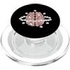 brain graphic sugar cubes mind illusion Cubi di zucchero cerebrale effetto placebo visivo PopSockets PopGrip per MagSafe