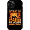 Push Front Zombies Save Siberian Husky G Custodia per iPhone 11 Pro Ti spingerei davanti agli zombi per salvare il mio Hus siberiano