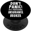 Insurance Broking & Cover T-Shirts & Gif Agente assicurativo PopSockets PopGrip Adesivo