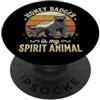 Animale Totem Tasso Del Miele Honey Badger Is My Spirit Animal PopSockets PopGrip Adesivo