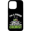 uncle chemist lab pride beakers uncle pr Custodia per iPhone 15 Pro Max Orgoglioso zio chimico impressionante