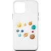 Cool Solar System Designs Custodia per iPhone 12 mini Pianeti del sistema solare, Terra, Sole, Scienze spaziali Bambini, Adulti
